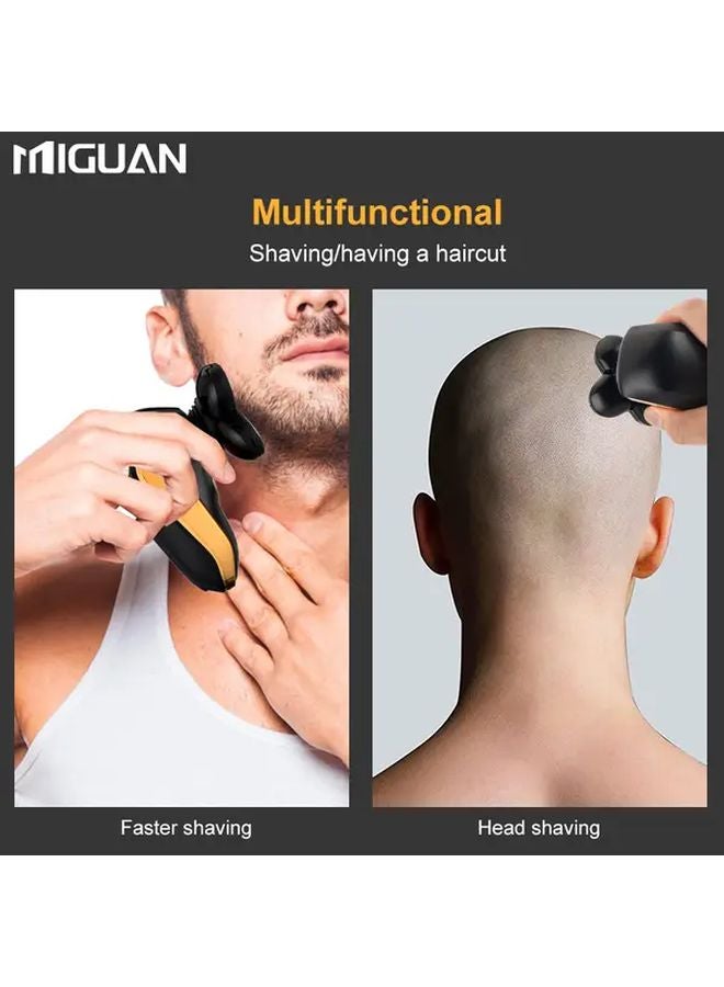 Golden Suit MIGUAN Digital Display USB Rechargeable Five Blade Bald Machine Hair Removal System - Image 5